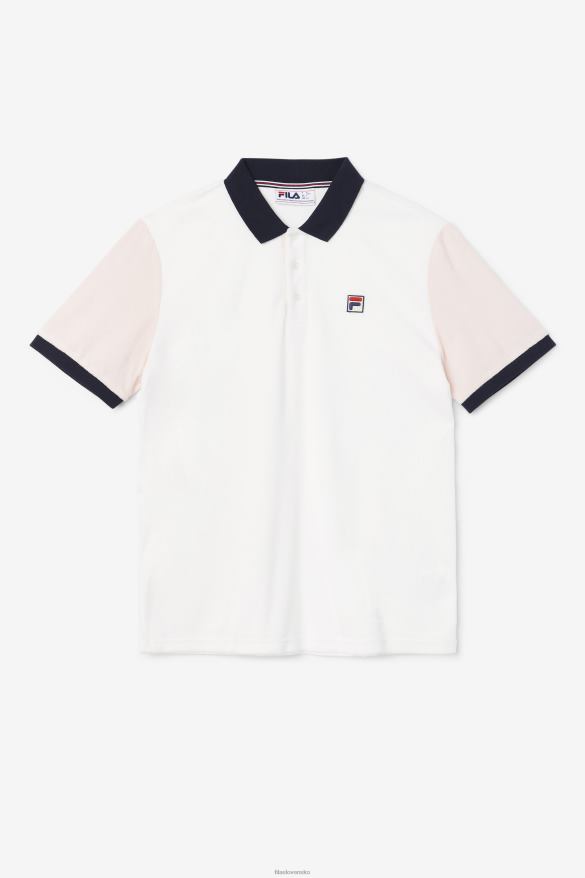 marshmallow/pink/navy FILA gramme polo fila marshmallow/pink/navy 68Z20374