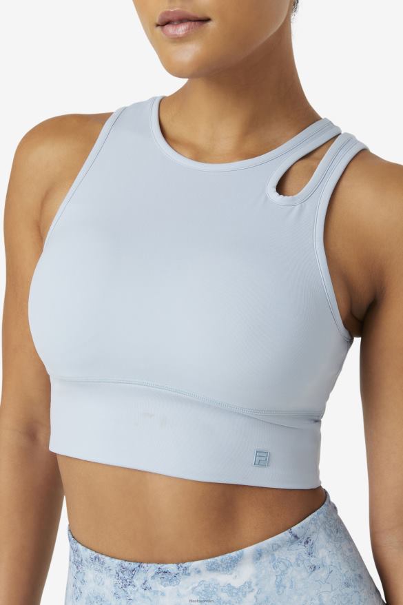 modrá hmla FILA modrá hmla pozdvihnutie plátok crop bra top fila 68Z201824