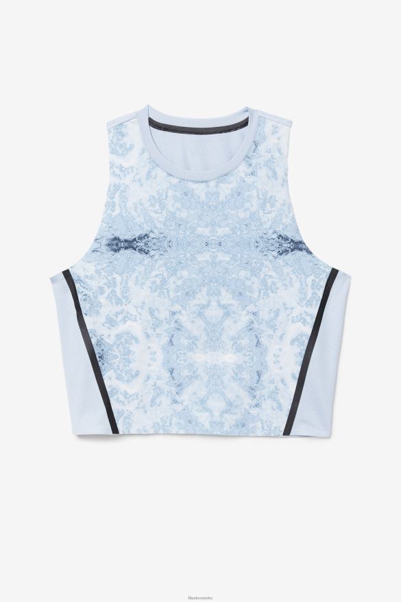 modrá hmla/čierna FILA uplift athletic crop top blue fog/black fila 68Z201925