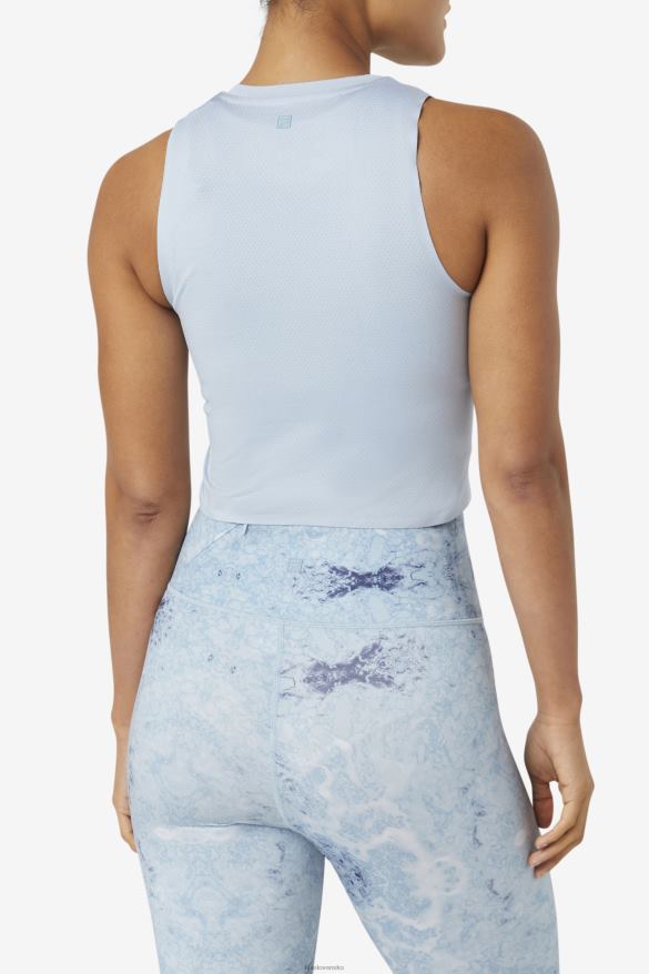 modrá hmla/čierna FILA uplift athletic crop top blue fog/black fila 68Z201925