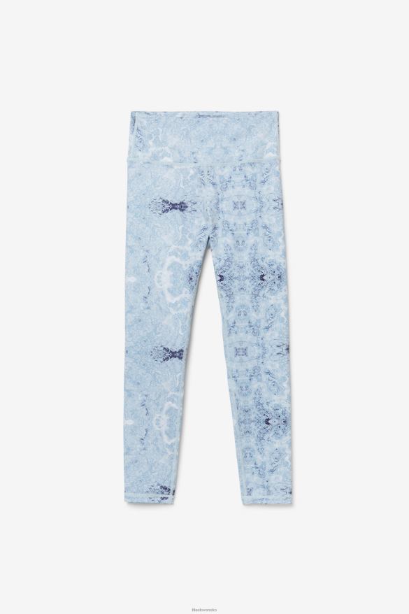 modrá hmlová potlač FILA blue fog print forza elegantné 7/8 legíny fila 68Z201974