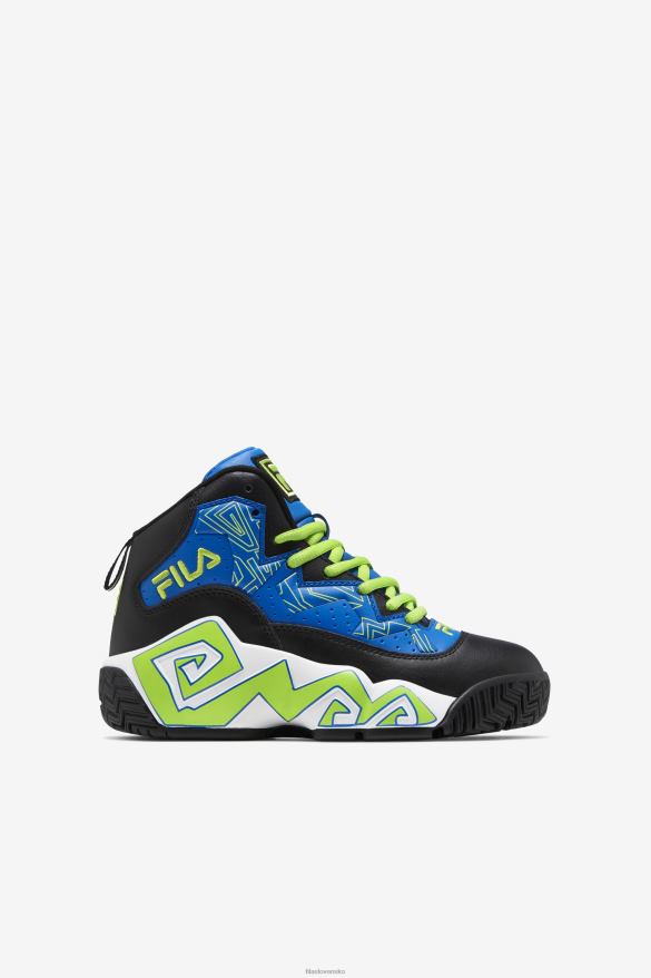 modrý/čierny/limetkový punč FILA fila blue/black/lime punch little kidsmb 68Z202248