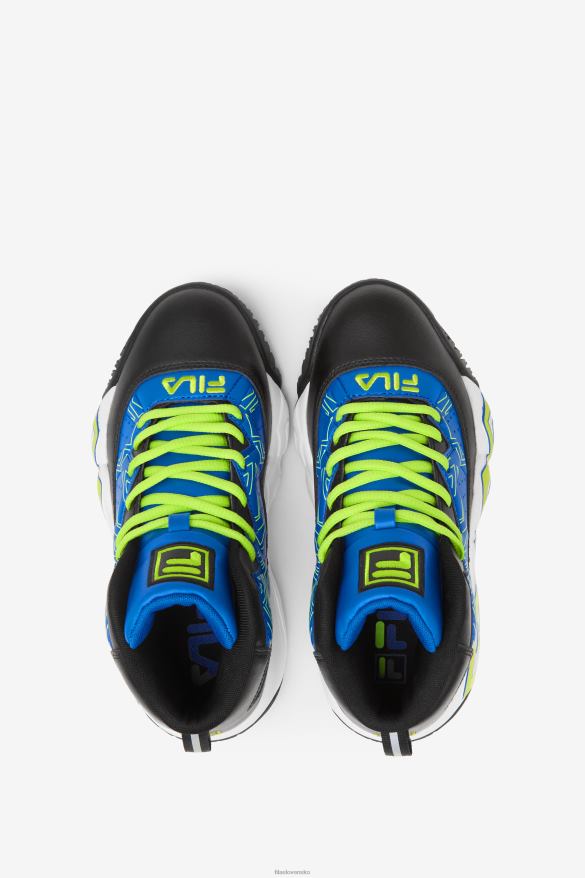 modrý/čierny/limetkový punč FILA fila blue/black/lime punch little kids\mb 68Z202248