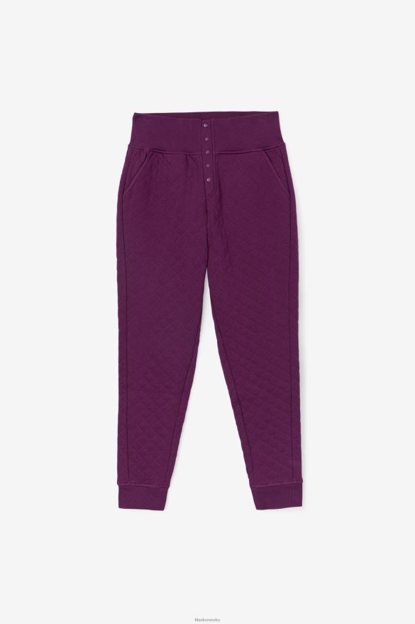 nakladaná repa/okvetný lístok krokusu FILA finley high rise prešívaný jogger nakladaná repa/crocus petal fila 68Z201649