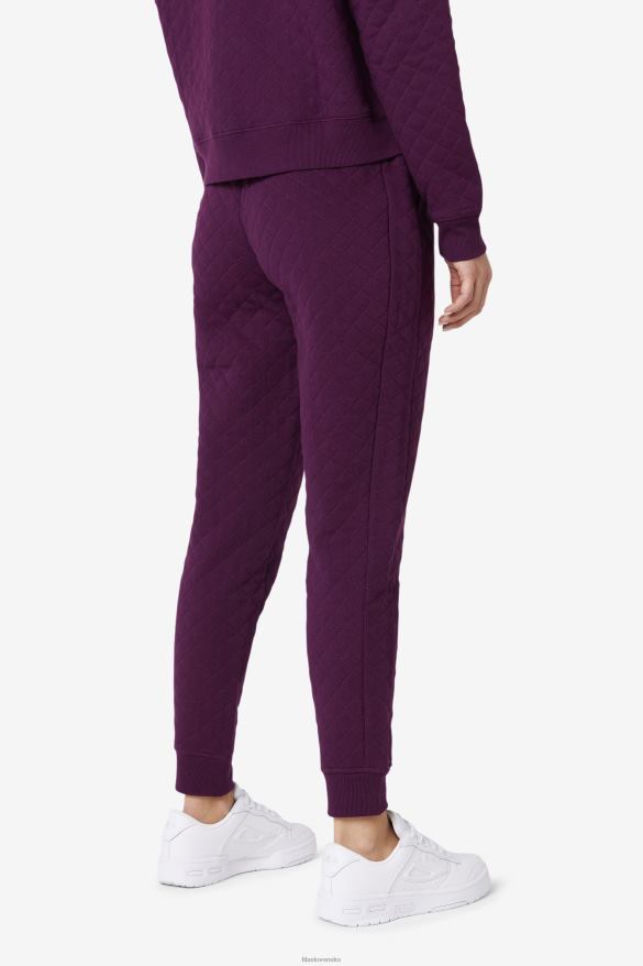 nakladaná repa/okvetný lístok krokusu FILA finley high rise prešívaný jogger nakladaná repa/crocus petal fila 68Z201649