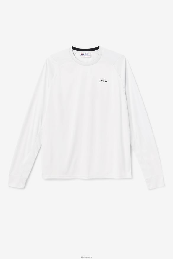 nimbový oblak/čierna FILA nimbus cloud/black fila jazam long sleeve crew 68Z20243