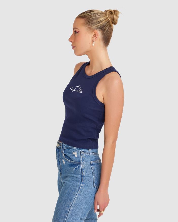 nové námorníctvo FILA dámske cinzia rib tank new navy fila 68Z202831