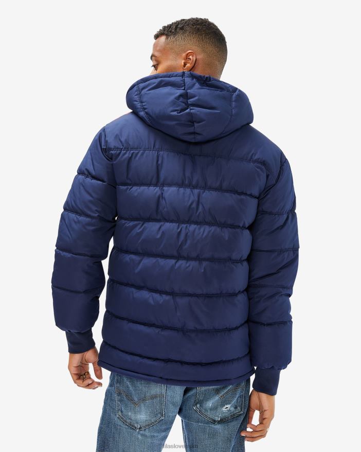 nové námorníctvo FILA fila new navy pánska castilo puff bunda 68Z202452