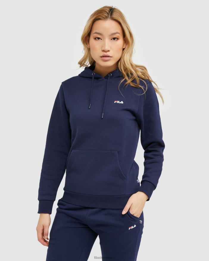 nové námorníctvo FILA klasická unisex kapucňa 2 new navy fila 68Z202471