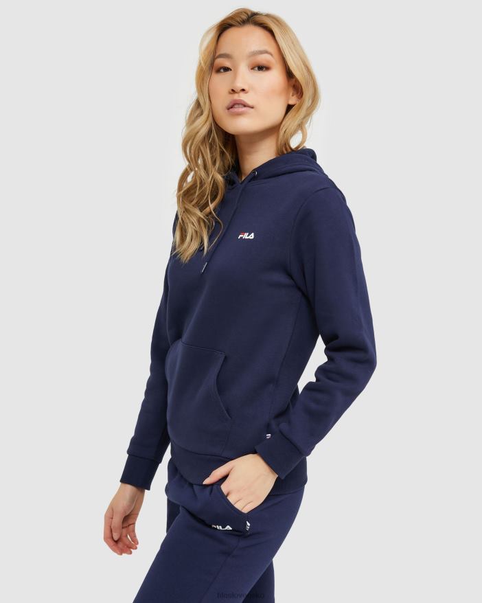 nové námorníctvo FILA klasická unisex kapucňa 2 new navy fila 68Z202471