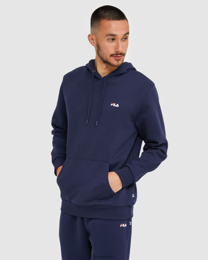 nové námorníctvo FILA klasická unisex kapucňa 2 new navy fila 68Z202471