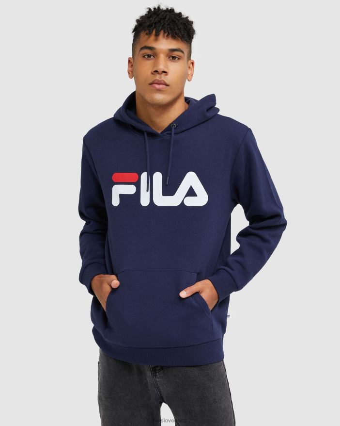 nové námorníctvo FILA klasická unisex kapucňa fila new navy 68Z202486