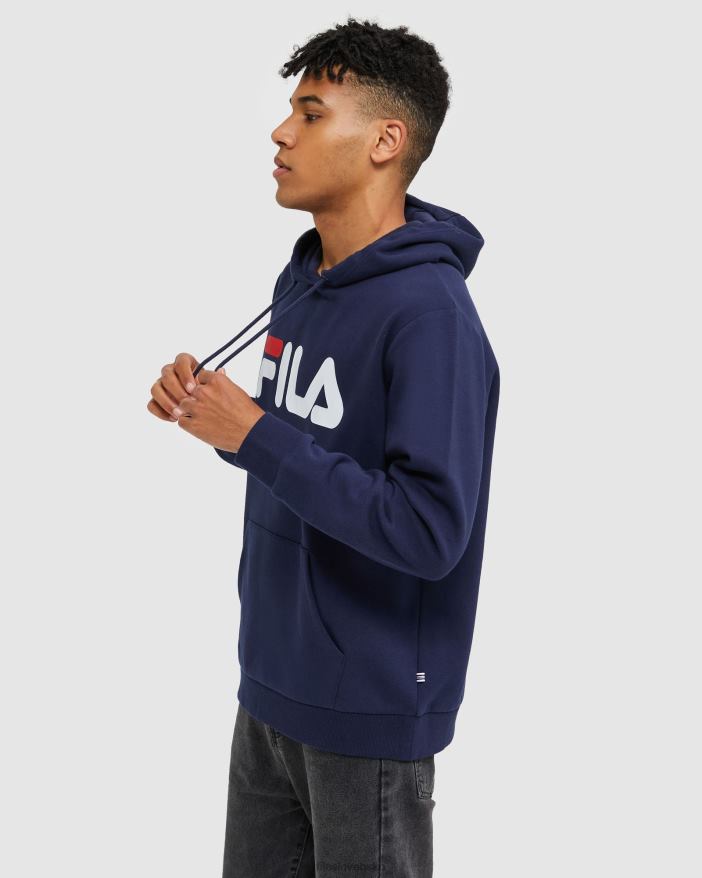 nové námorníctvo FILA klasická unisex kapucňa fila new navy 68Z202486