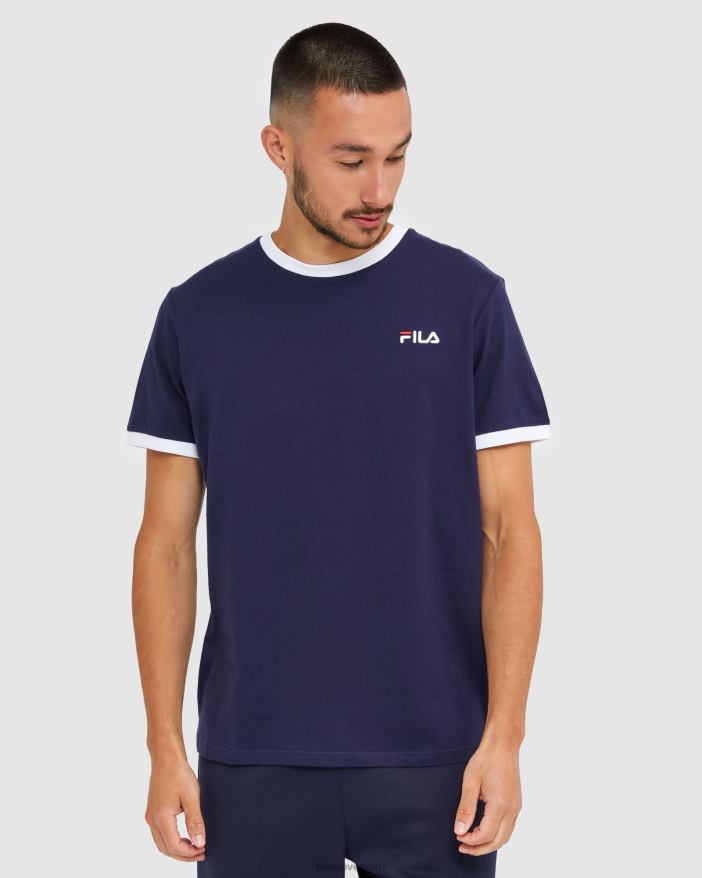 nové námorníctvo FILA klasické pánske ringer tričko new navy fila 68Z202483