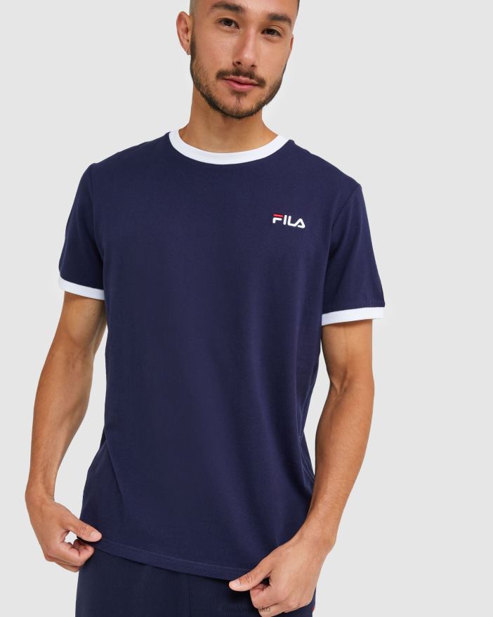 nové námorníctvo FILA klasické pánske ringer tričko new navy fila 68Z202483