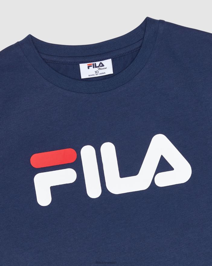 nové námorníctvo FILA nové klasické detské tričko navy fila 68Z203099