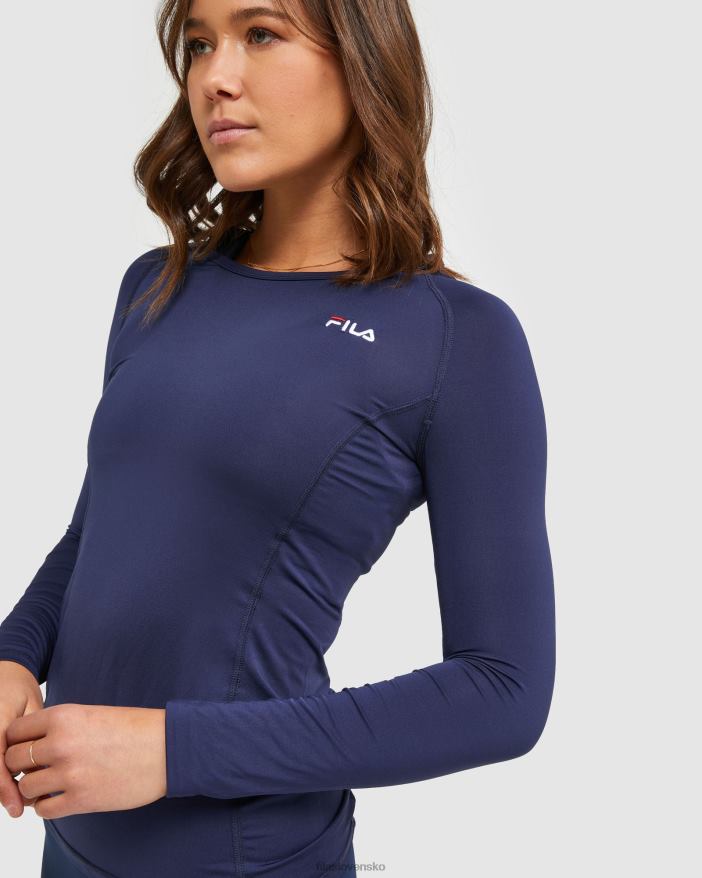 nové námorníctvo FILA nové klasické dámske tričko navy fila l/s 68Z202907