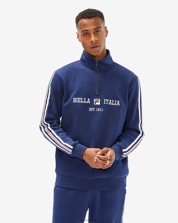 nové námorníctvo FILA nové navy fila pánske aemero qtr zips 68Z202595