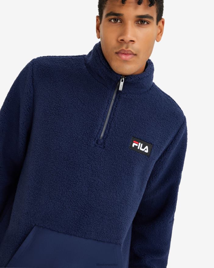 nové námorníctvo FILA nové námornícke pánske cole teddy qtr zip fila 68Z202610