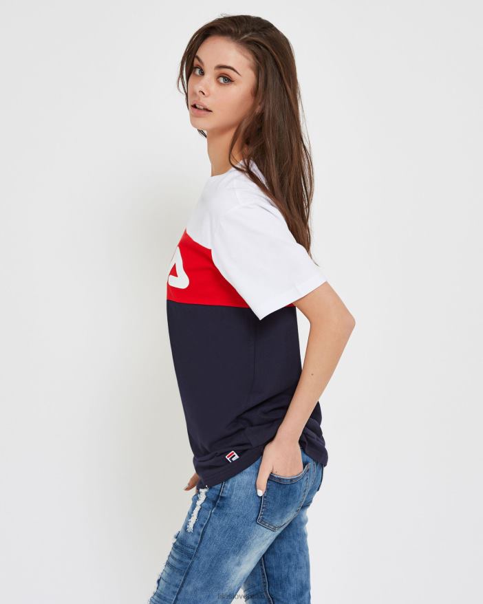 nové námorníctvo FILA nové námornícke unisex tričko Genoa 68Z202541