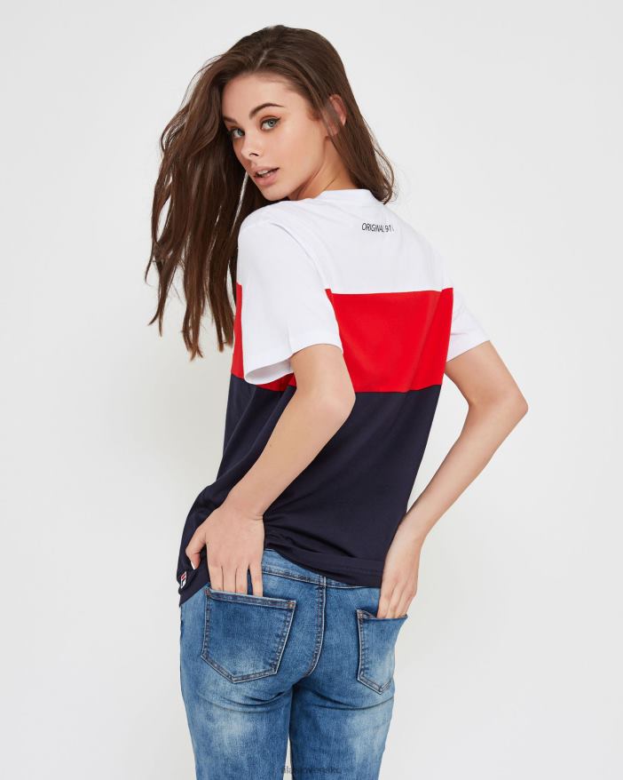 nové námorníctvo FILA nové námornícke unisex tričko Genoa 68Z202541