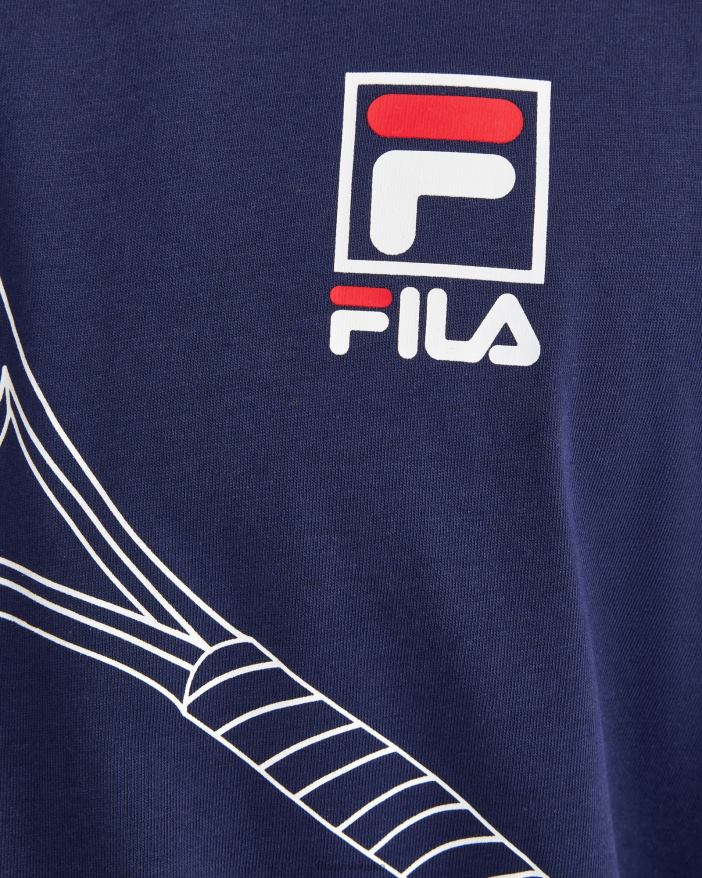 nové námorníctvo FILA pánske tričko wyatt new navy fila 68Z202387