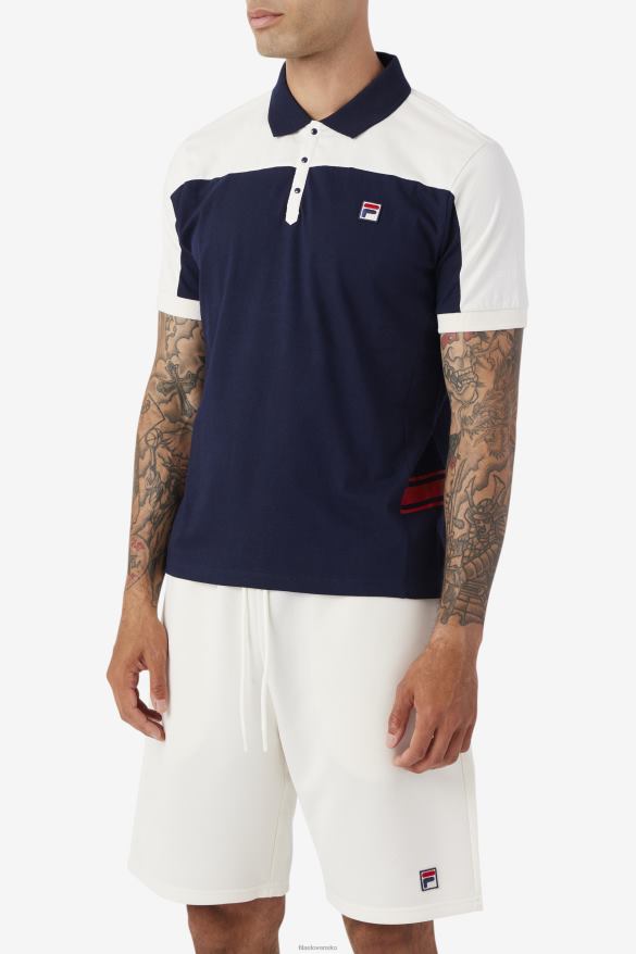 námornícka/gardénia/červená FILA fila mivvi polo navy/gardenia/red 68Z20415