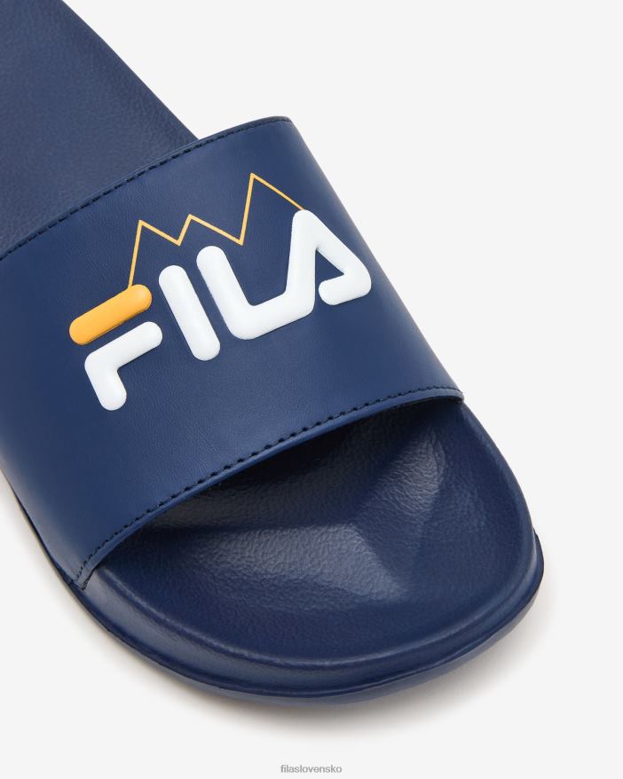 námornícka/oranžová FILA fila unisex fila seceda šmykľavka námornícka/oranžová 68Z202695