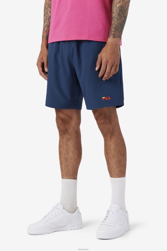 námornícka/žltá/čerešňová paradajka FILA ravini short navy/yellow/cherry paradajka fila 68Z20611