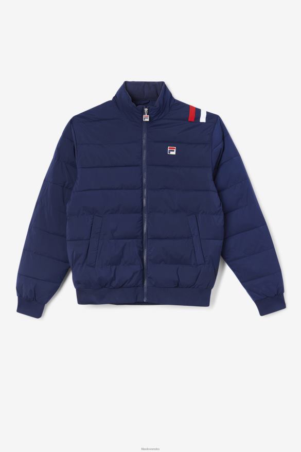 námorníctvo FILA fila navy brody puffer bunda 68Z20766