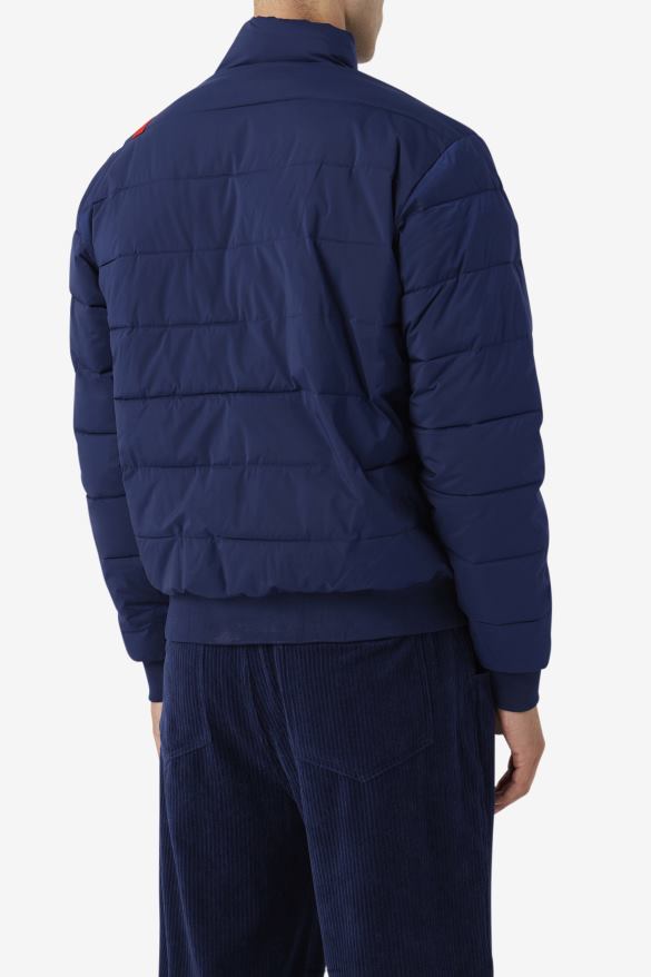 námorníctvo FILA fila navy brody puffer bunda 68Z20766