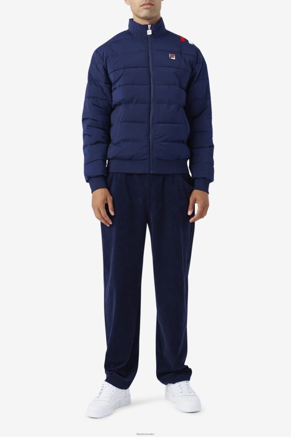 námorníctvo FILA fila navy brody puffer bunda 68Z20766