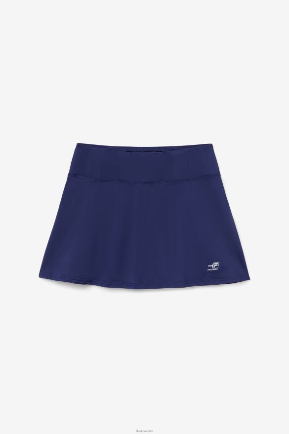 námorníctvo FILA nakladaná flounce skort námornícka fila 68Z202039