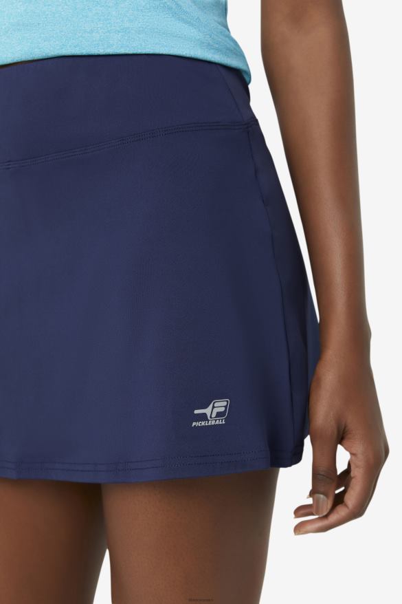 námorníctvo FILA nakladaná flounce skort námornícka fila 68Z202039