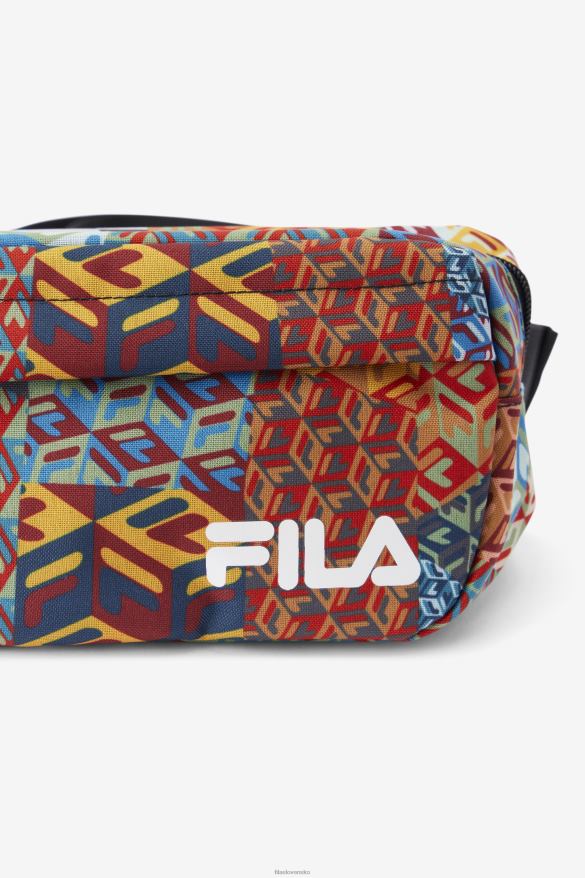 oceán/žltý/biely FILA fila ocean/yellow/white jorina patch print fanny pack 68Z20958