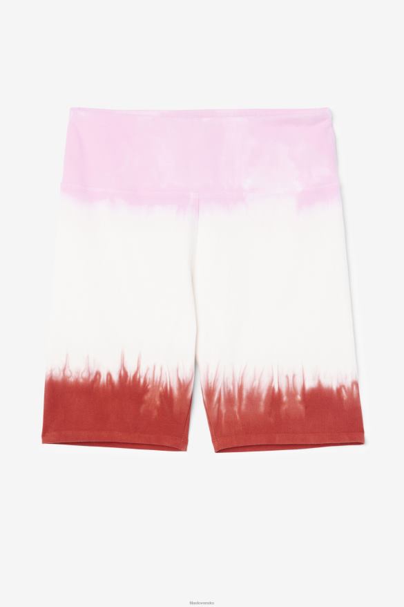 pirueta/biela/zemovočervená FILA taima tie dye bike short fila piruette/white/earth red 68Z201682