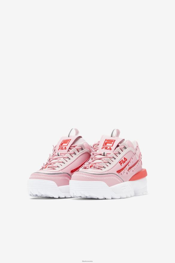 ružová/koralová lícenka/biela FILA fila pink/coral blush/white big kids\ disruptor 2 exp 68Z202056