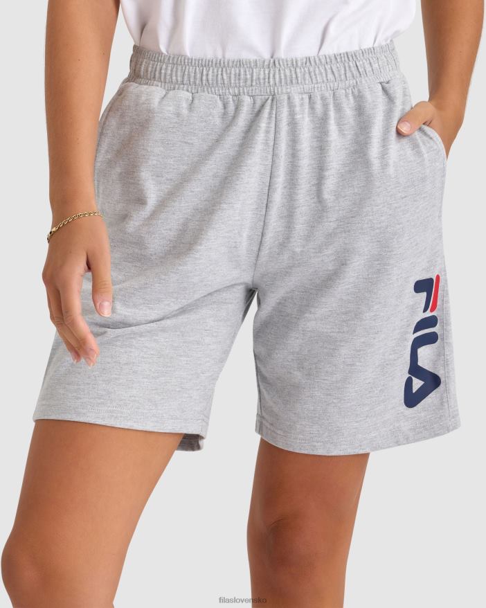 sivý marle FILA unisex boston šortky grey marle fila 68Z202327