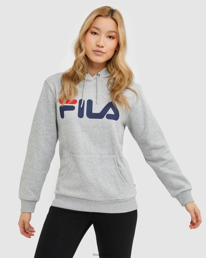 strieborný marle FILA strieborná marle klasická unisex kapucňa fila 68Z202490