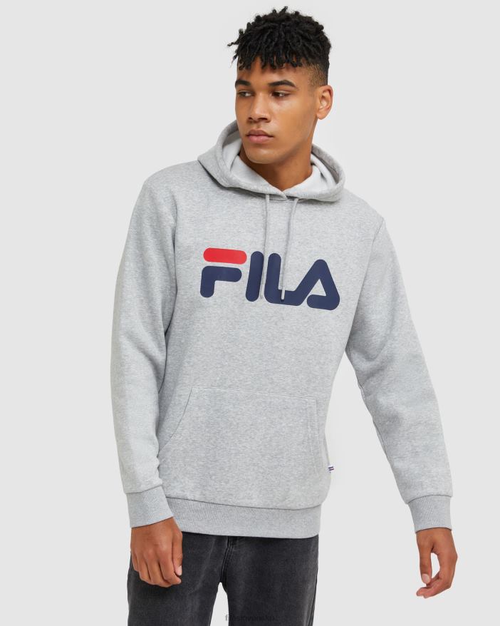 strieborný marle FILA strieborná marle klasická unisex kapucňa fila 68Z202490