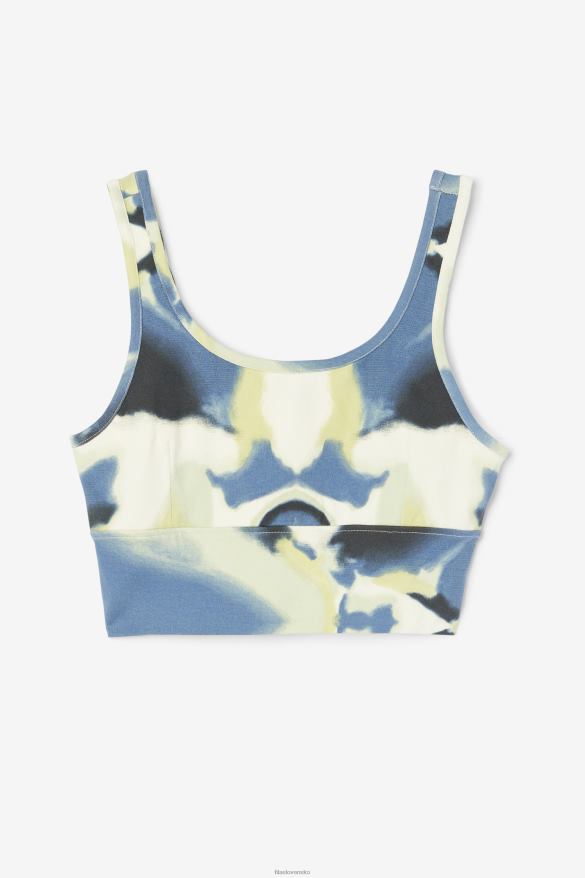 tlač ťahom štetcom FILA fila dawn bra top brushstroke print 68Z201399