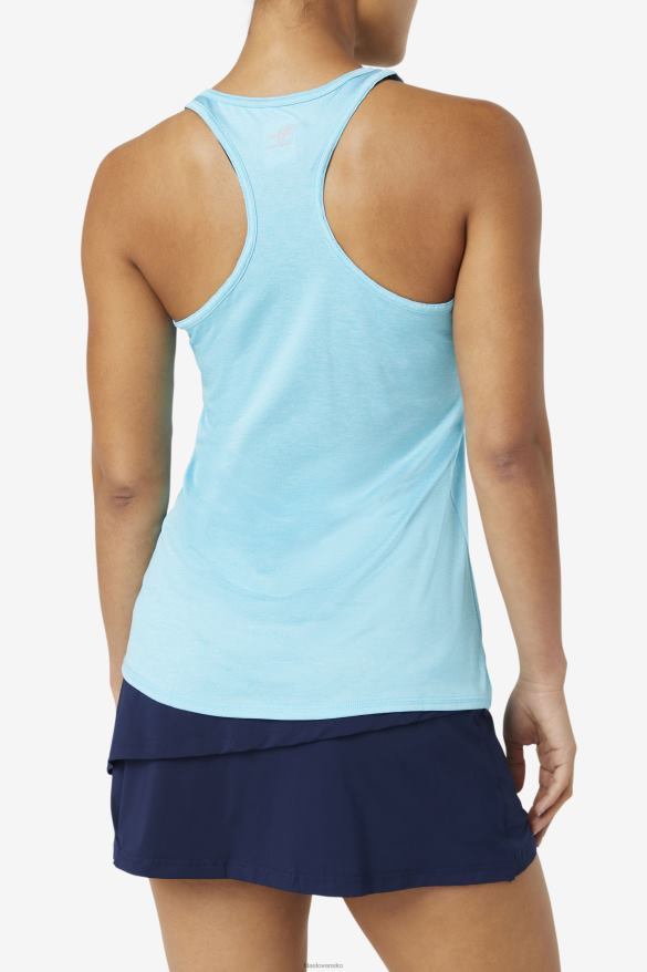 vres modrý FILA fila bluefish heather pickleball racerback tank 68Z202020