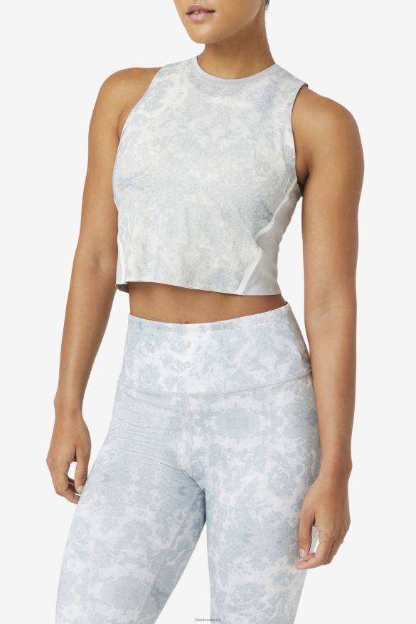 výškové/biele FILA fila highrise/white uplift athletic crop top 68Z201924