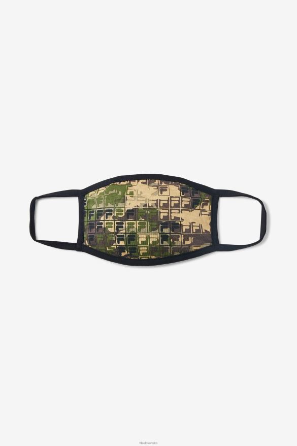 zelená camo multi FILA zelená camo maskovacia maska ​​s logom multi fila 68Z201047