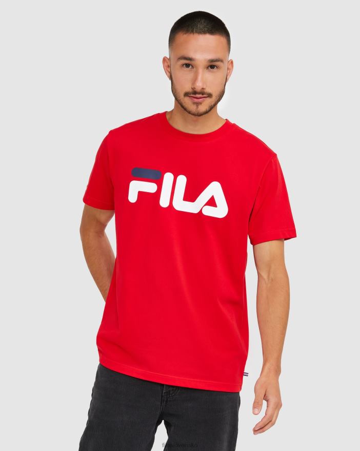 červená FILA klasické unisex tričko fila červené 68Z202440