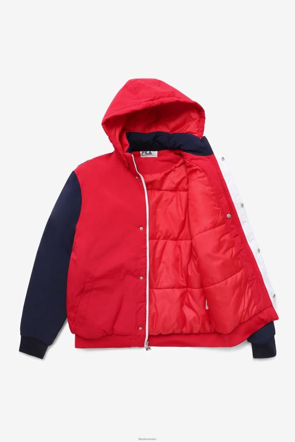 červená/pávová/biela FILA fila p1 fila tech bunda červená/peacoat/white 68Z20787