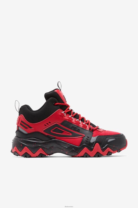 červená/čierna/kovová strieborná FILA pánske oakmont tr mid fila red/black/metallic silver 68Z2062