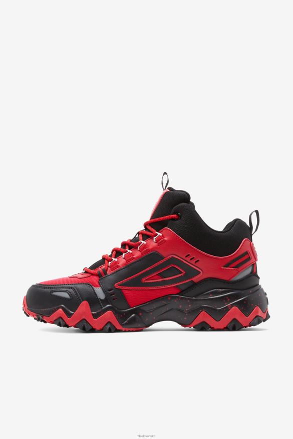 červená/čierna/kovová strieborná FILA pánske oakmont tr mid fila red/black/metallic silver 68Z2062