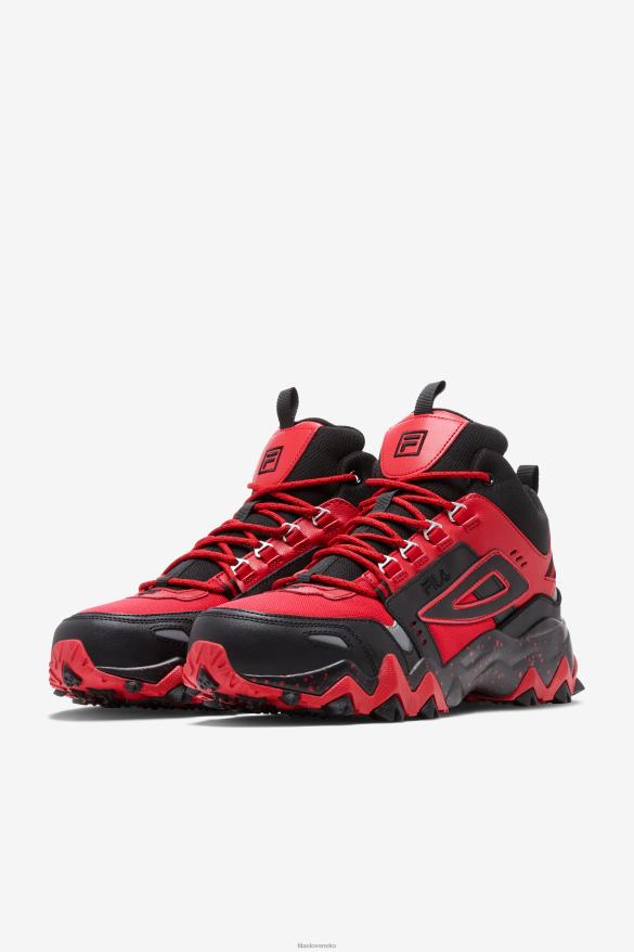 červená/čierna/kovová strieborná FILA pánske oakmont tr mid fila red/black/metallic silver 68Z2062