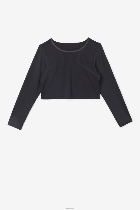 čierna FILA black uplift dlhý rukáv crop top fila 68Z201926